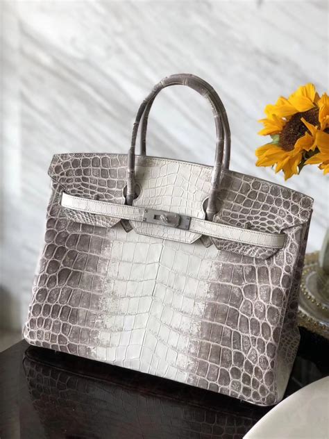 Hermes himalayan crocodile Birkin